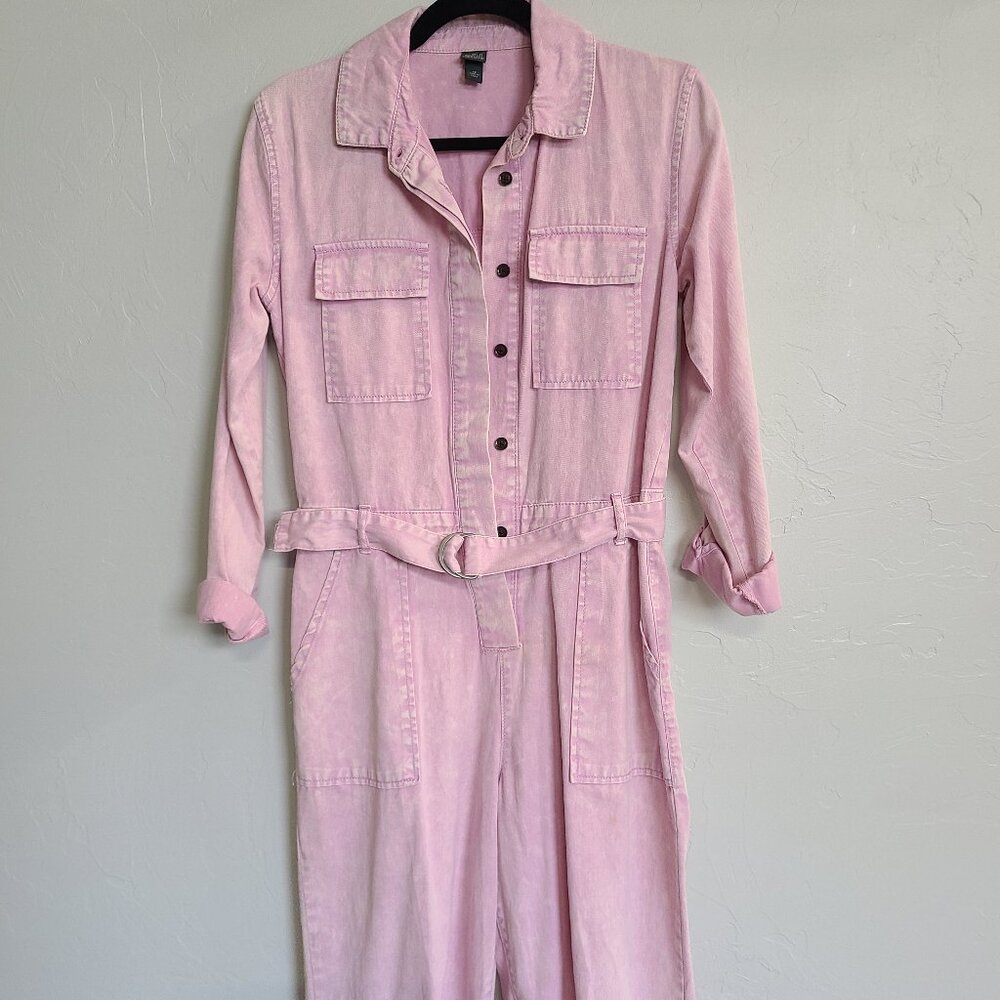 Lavender Utility Jumpsuit
